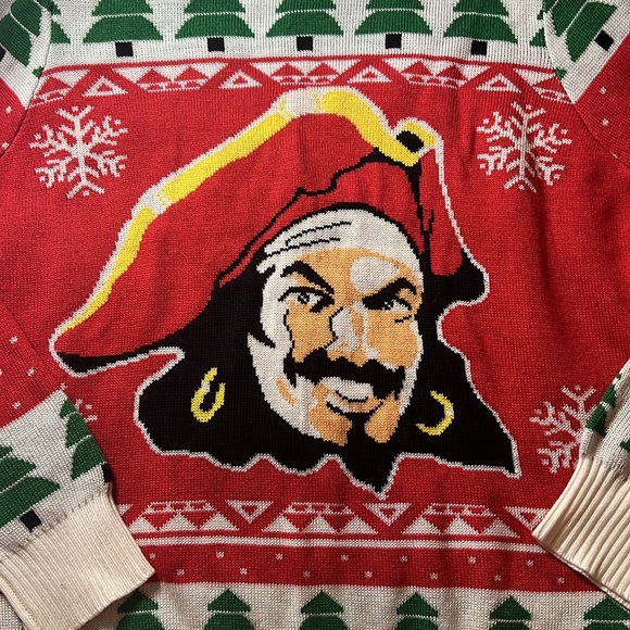 Captain Morgan Fair Isle Ugly Christmas Sweater - Picture 2 of 6